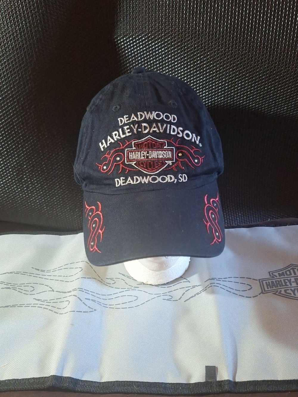 Harley-Davidson Cap with Red Embroidery